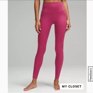 Lululemon Align High Rise 28 inch Washed Mauve